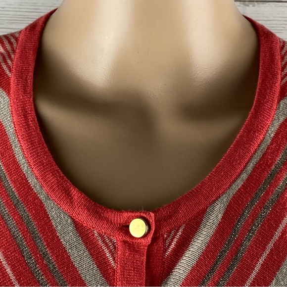 7th Avenue Design Studio Cardigan 💕 Glitter Diagonal Stripes - Picture 2 of 12